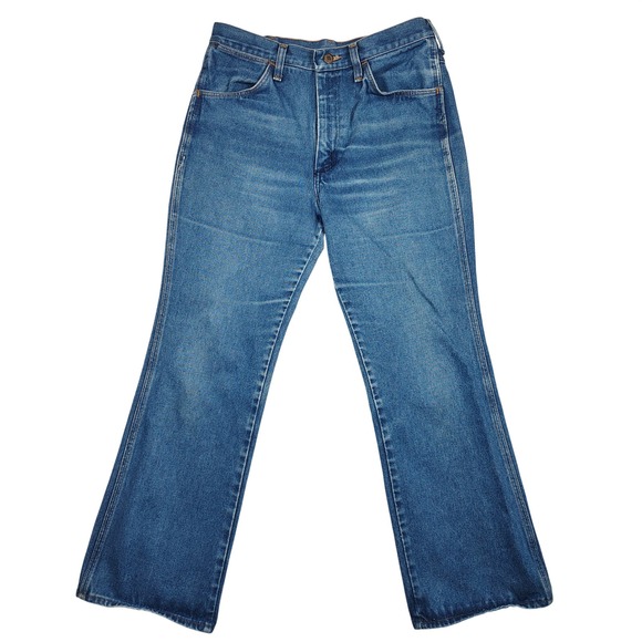 Wrangler Other - Wrangler Jeans Mens 33x30 Blue Slim Fit Flare Vintage 8161ONV Denim Made in USA